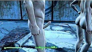 The Guy Shows His Huge Dick And Then Fucks The Girl Fallout 76, Porno Game