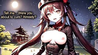 Hentai JOI Teaser Hu Tao Proves You’re A Premature Ejaculator 2 Endings, Succubus