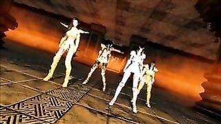 Elder Scrolls V Skyrim MMD Dance Crying Saint Ver