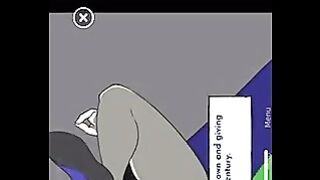 Robin Secretly Jerks Off Under Raven Meditating!!!