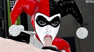 Harley Quinn Blowjob And A Kiss On Ur Dick