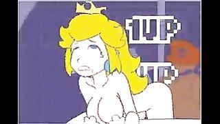 Mario Drilling Peach’s Vagina