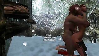 3D Skyrim Guard Fucks Doggystyle And Cums Inside