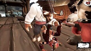 Two Monster Bulls Were Fucked By A Poor Girl On A Ship World Warcraft