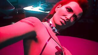 Cyberpunk. Sex With A Blonde In Erotic Lingerie Porno Game 3D