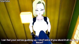 Hentai POV Feet Android 18 Dragon Ball Z