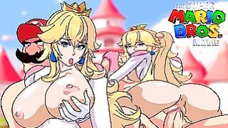 The Super Mario Bros Movie – Princess Peach And Mario Bros Have Sex Until He Cums Inside