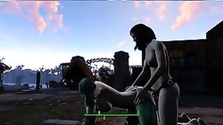 Piper Fucks Me With A Strapon In Front Of Everyone Fallout 4 Sex Mod