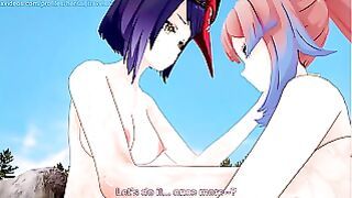 Genshin Impact: Kujou Sara Has Tough Negotiations With Sangonomiya Kokomi.