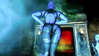 Mass Effect Asari Dance Twerk