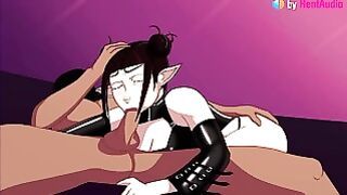 Latex Elf Sucks Best – 2D Blowjob Animation Loop With Sound