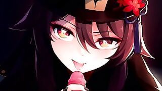 Hu Tao: The Last Rite… Gangbang?! Hentai JOI Genshin Impact, Gangbang, Femdom, Roulette