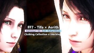 Final Fantasy 7 – Tifa Aerith Clothing Collection Stockings – Lite Version