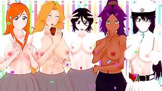 Bleach Hentai Compilation Rukia, Rangiku, Yoruichi, Orihime, Bambietta