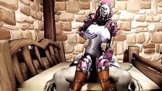 Nightelf Rides A Werewolf In Her Dungeon Warcraft Parody