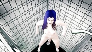 Succubus Curse Causes Futa And Muscle Growth In Locker Room Shower