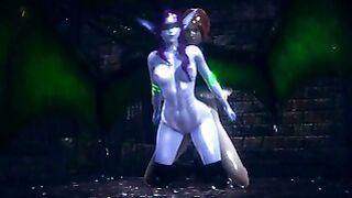 Illidari Is Fucked In The Rain By A Human Henchman