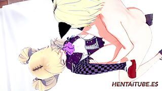Genshin Impact Hentai – Fischl Having Sex And Enjoy Doing A Blowjob And Being Fucked With Creampie 2/2
