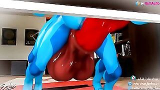 Futa Samus Clones Rough Doggystyle Anal Fuck Metroid Dead 3D Animation Loop With Sound