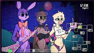 Five Nights At Fuzzboobs Hentai Game Pornplay Ep.1 Spooky Furry Titjob