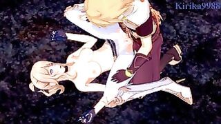 Jean Gunnhildr And Aether Have Intense Sex In A Deserted Old Castle. – Genshin Impact Hentai