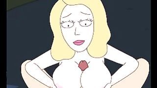 Rick And Morty – A Way Back Home – Sex Scene Only – Part 58 Beth Boobjob By Loveskysanx