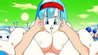 Dragon Ball: Goku X Bulma Cowgirl Hentai