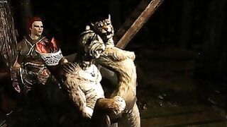 Skyrim Khajiit J’vargo Convinces Kisisa To Do Anal