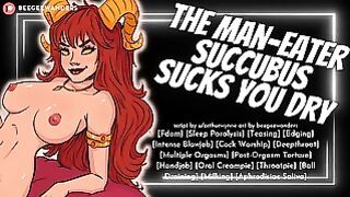 Thirsty Succubus Sucks You For Every Drop! Kinky Fdom Audio Roleplay Asmr For Men