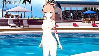 Yoimiya Does Her First Time Hentai Genshin Impact
