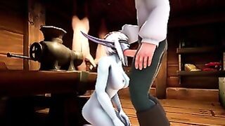 Elf Fucks Night Elf In The Kitchen Warcraft Porn Parody