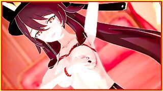 Genshin Impact – Hu Tao Masturbates