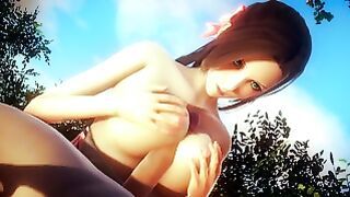 Aerith Sucked A Big Dick Right In The Park 3D Hentai Final Fantasy Vii