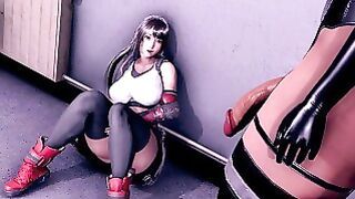 Futa Fucks Tifa Lockhart Blowjob Fucked Against Wall Final Fantasy Uncensored Creampie Hentai