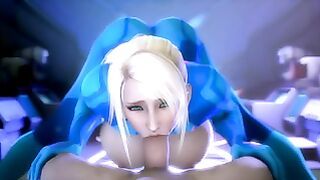 Samus Aran Blowjob