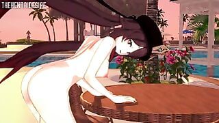 Learning Anatomy With Hu Tao Body Hentai Genshin Impact