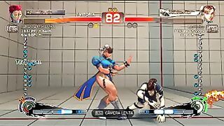 Street Fighter Chun-Li Hairy Pussy