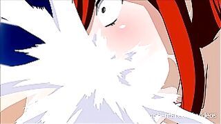 Fairy Tail Xxx Parody – Erza Gives A Dream Blowjob