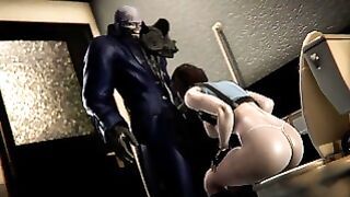 Resident Evil 3 Remake – Nemesis Fucks Jill Valentine – 3D Porn