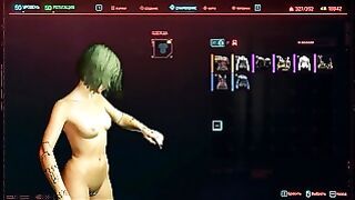 Sexy Girls In Erotic Clothes In The Cyberpunk Game Cyberpunk 2077