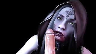 Bela Dimitrescu Gives A Blowjob In POV Resident Evil Village 3D Porn Parody