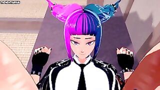 Punk Girl Juri Han Street Fighter V Fucks You In A Japanese Inn Hentai Uncensored