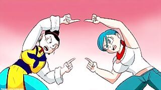 Bulchi & Gogeta 4K Ai Upscaled