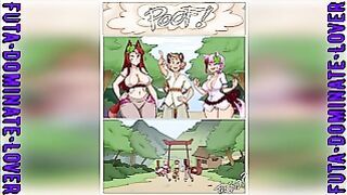 Transformation Big Boobs Futanari Furry Futa 2D Furry Comic Futa T