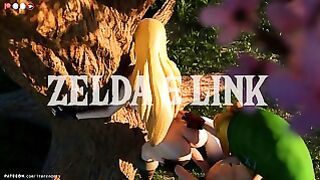 Link Makes Zelda’s Ass Bounce