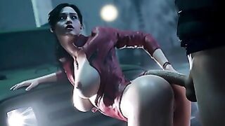 Resident Evil – Claire Getting Fucked In Dark Parking Lot