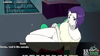 Teen Titans Ep 17 Raven Me Masturbando E Espanhola