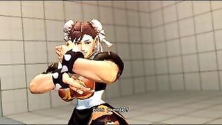 Street Fighter : Chun-Li Hairy Pussy Big Tits