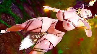 Skyrim Foxy Anuka Witch Sexy Combat Pose And Dance Showcase