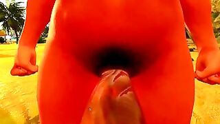 Wild Life / Female POV Blowjob For Futa On The Seashore